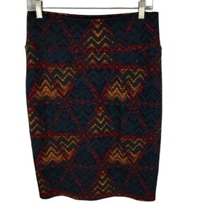 lularoe Triangle Print Pencil Skirt M